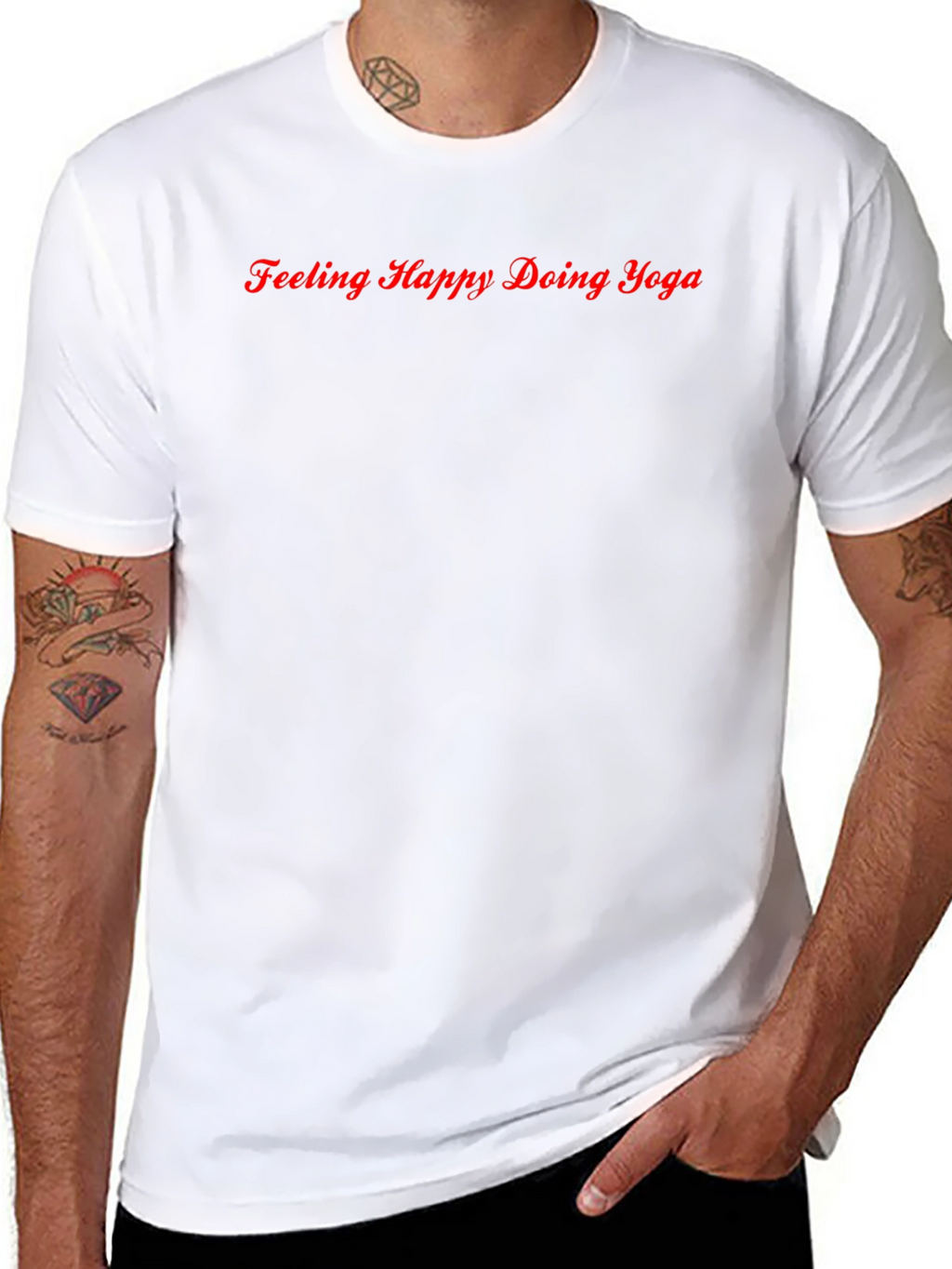 Feeling Happy Doing Yoga Graphic Tee