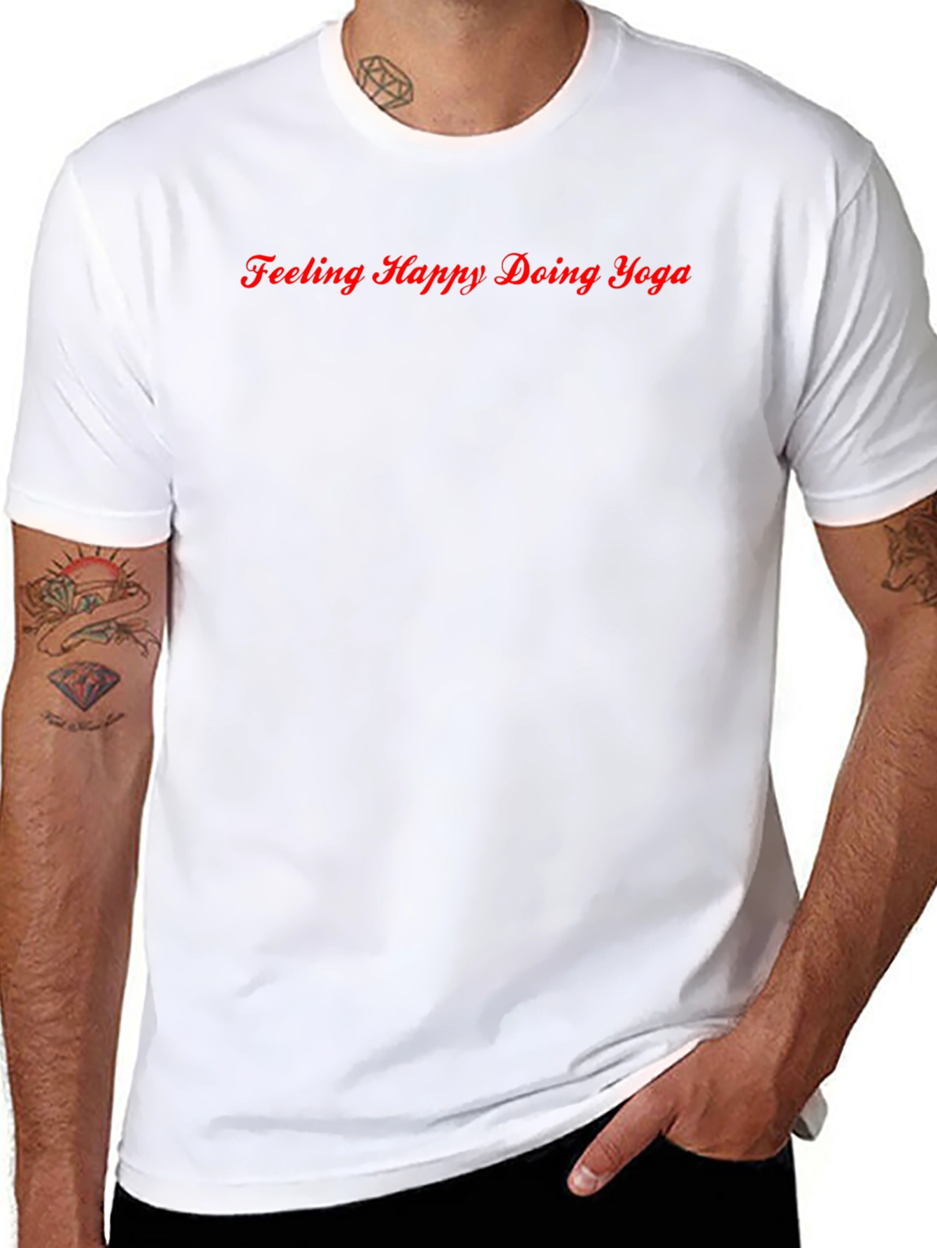 Feeling Happy Doing Yoga Graphic Tee