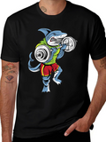 Shark Gym Workout T-Shirt
