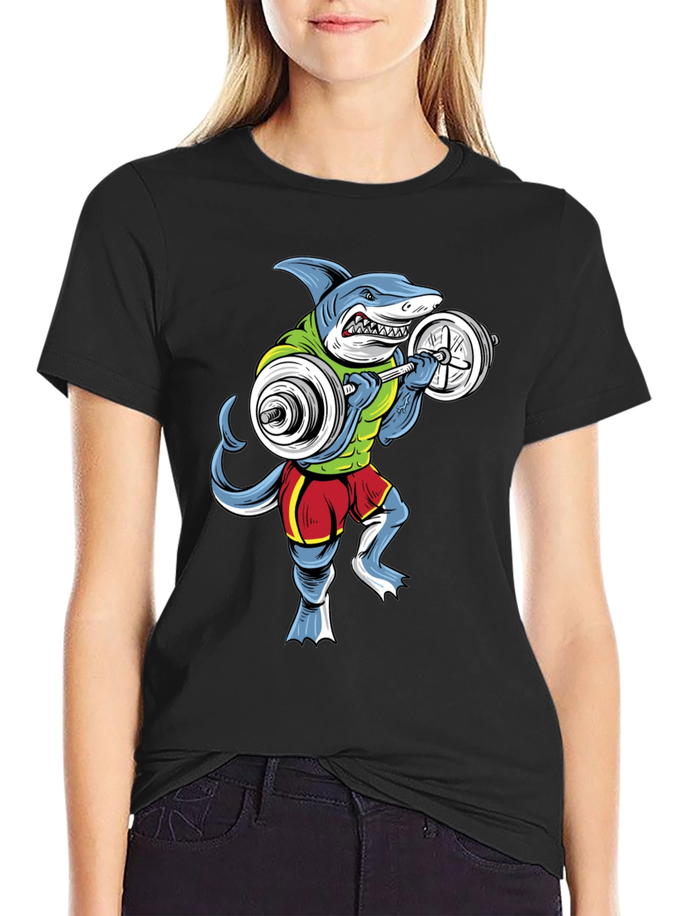 Shark Gym Workout T-Shirt