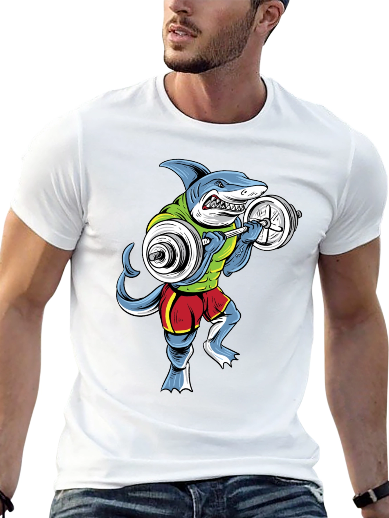 Shark Gym Workout T-Shirt