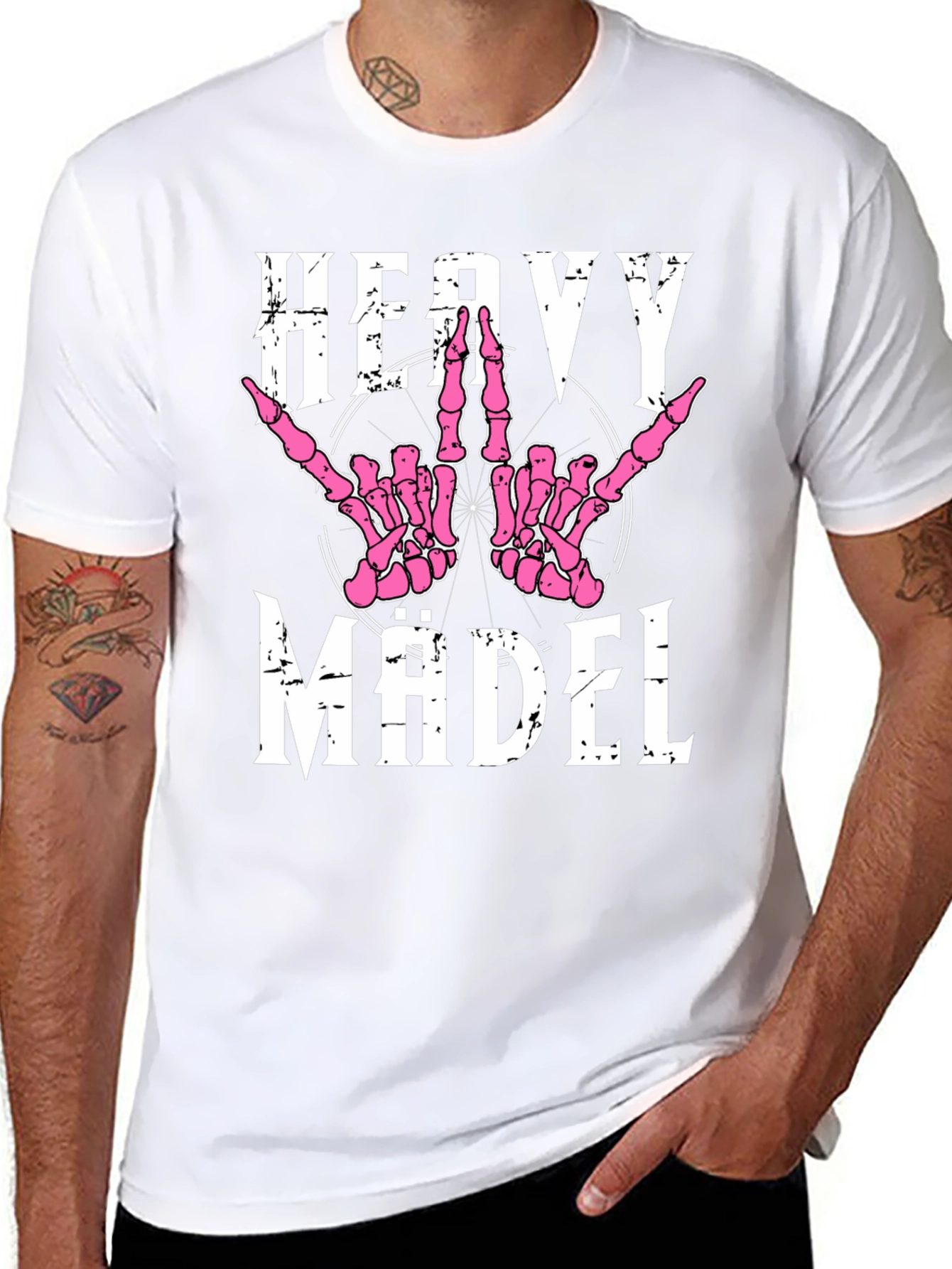 Heavy Mädel Graphic Tee - Rock On!