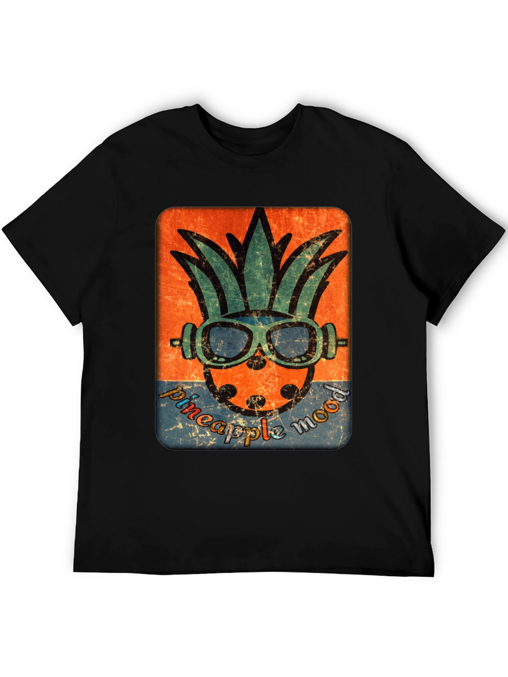 Pineapple Mood Graphic Tee - Tropical Vibe