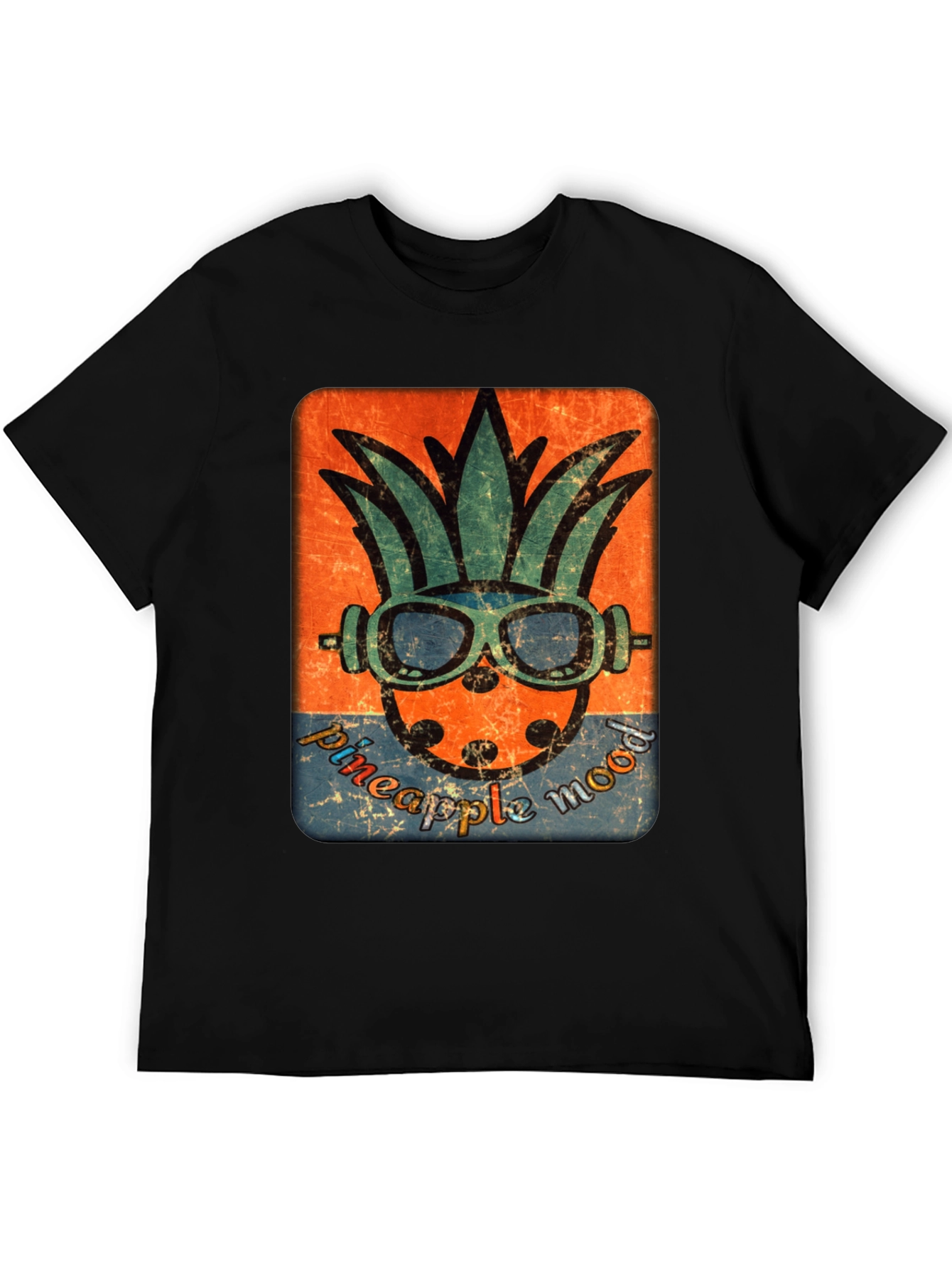 Pineapple Mood Graphic Tee - Tropical Vibe