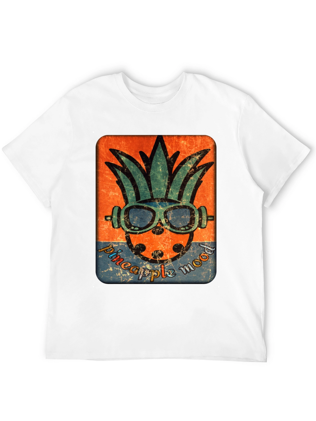 Pineapple Mood Graphic Tee - Tropical Vibe