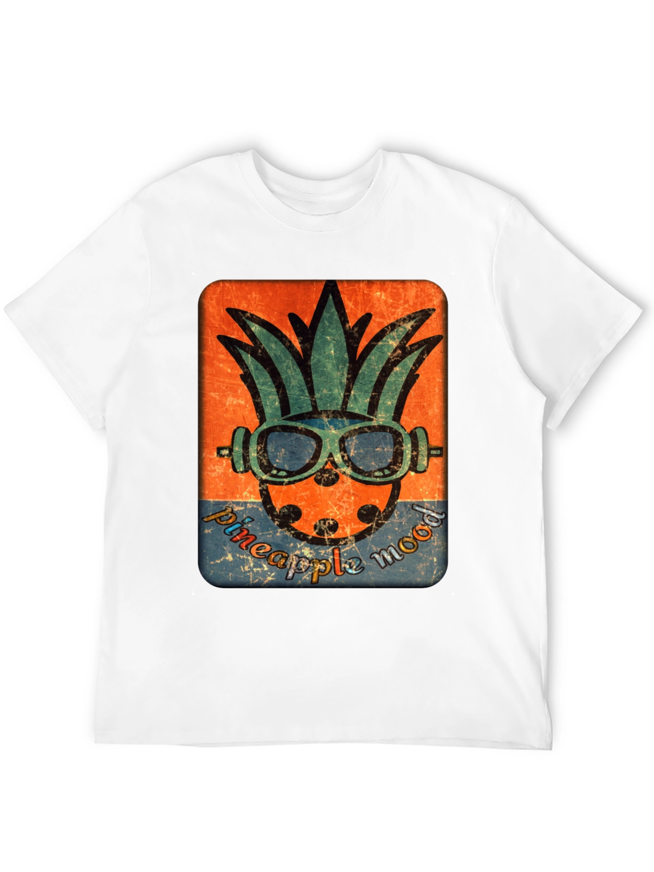 Pineapple Mood Graphic Tee - Tropical Vibe