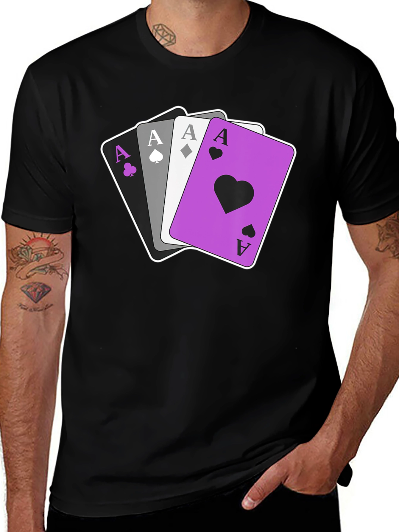 Ace Pride T-Shirt - Playing Cards