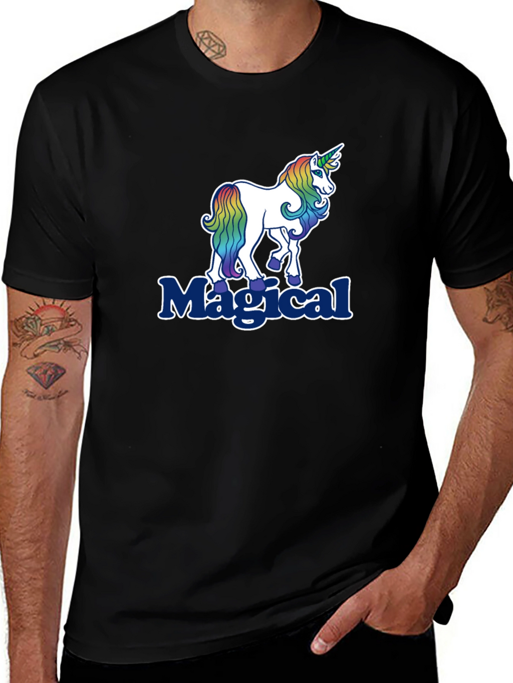 Magical Unicorn Graphic T-Shirt