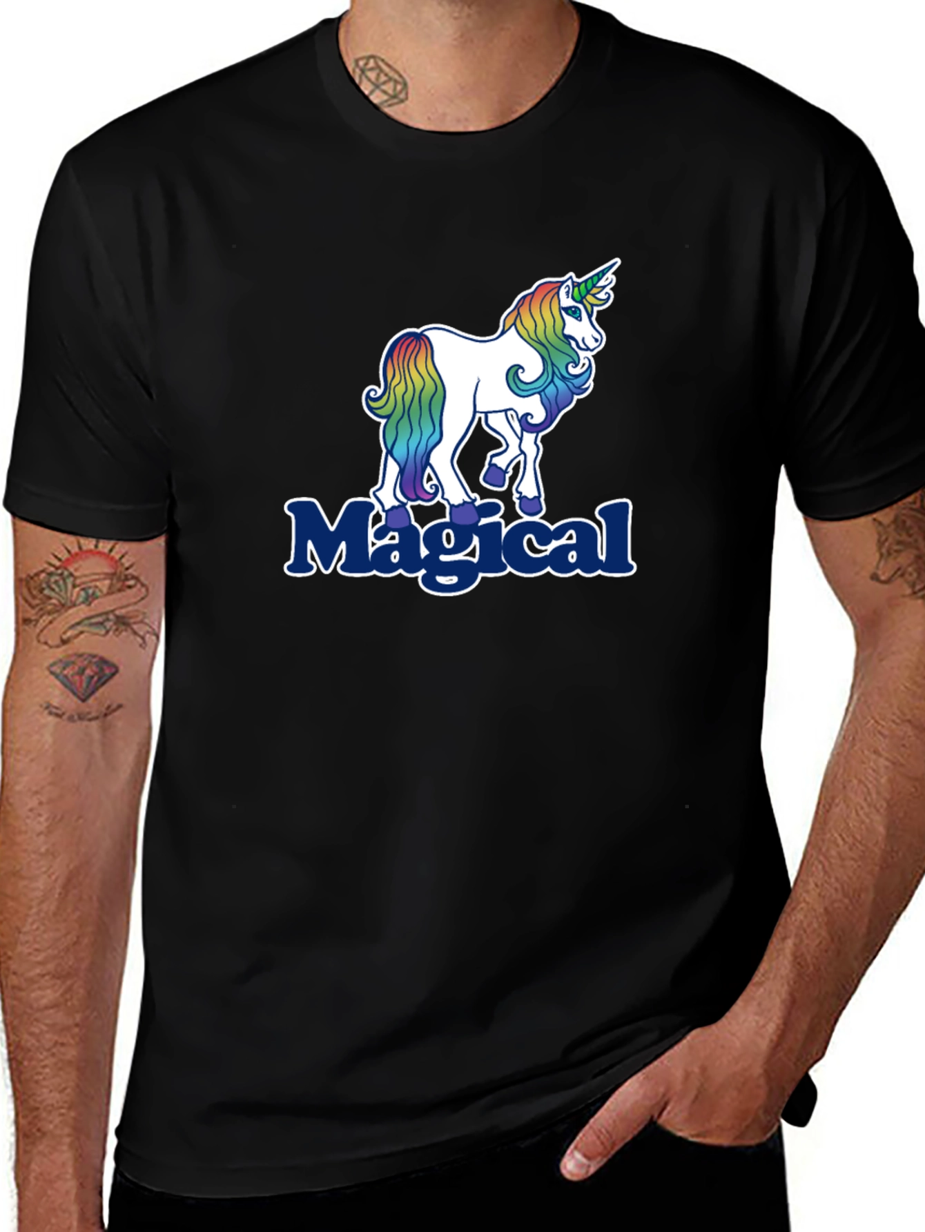 Magical Unicorn Graphic T-Shirt