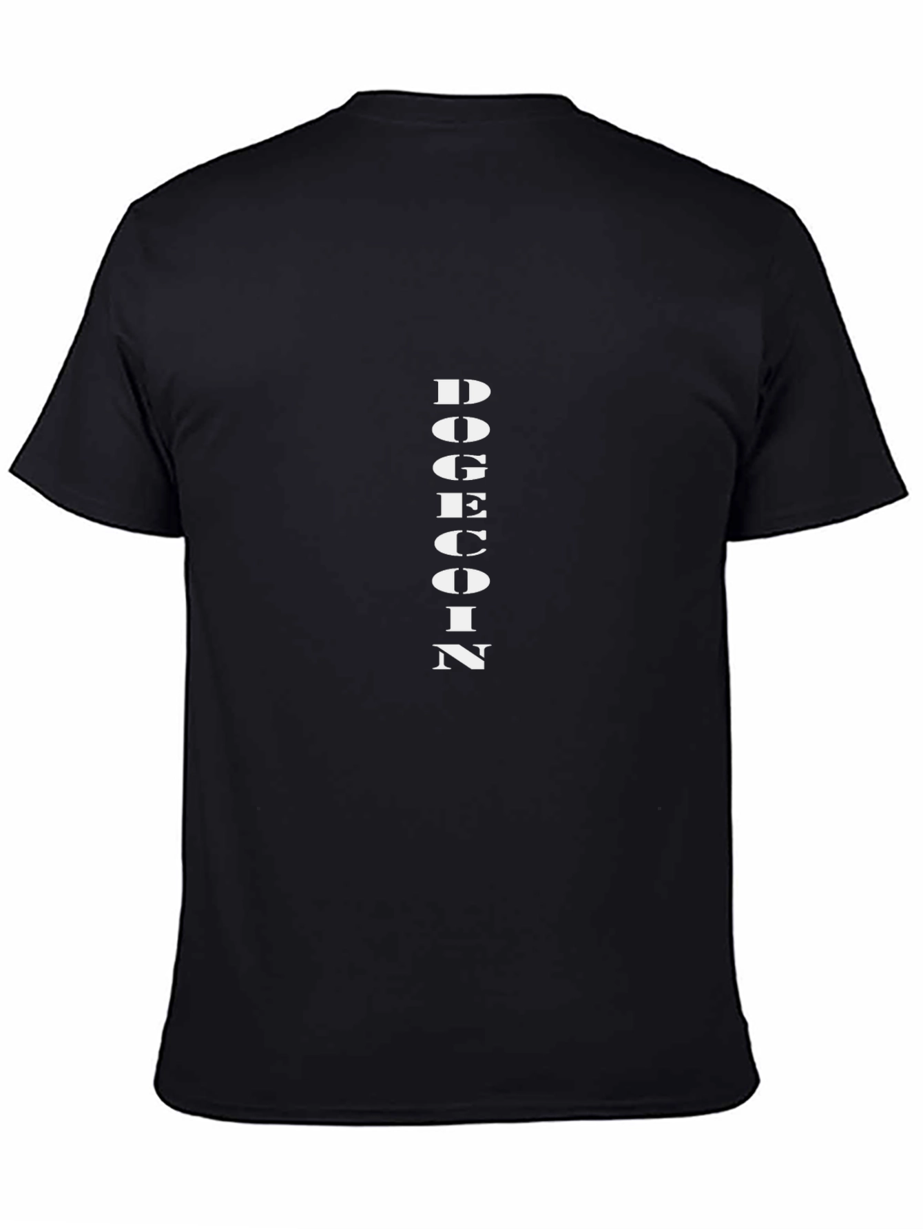 Dogecoin Crypto T-Shirt - Modern Black Tee