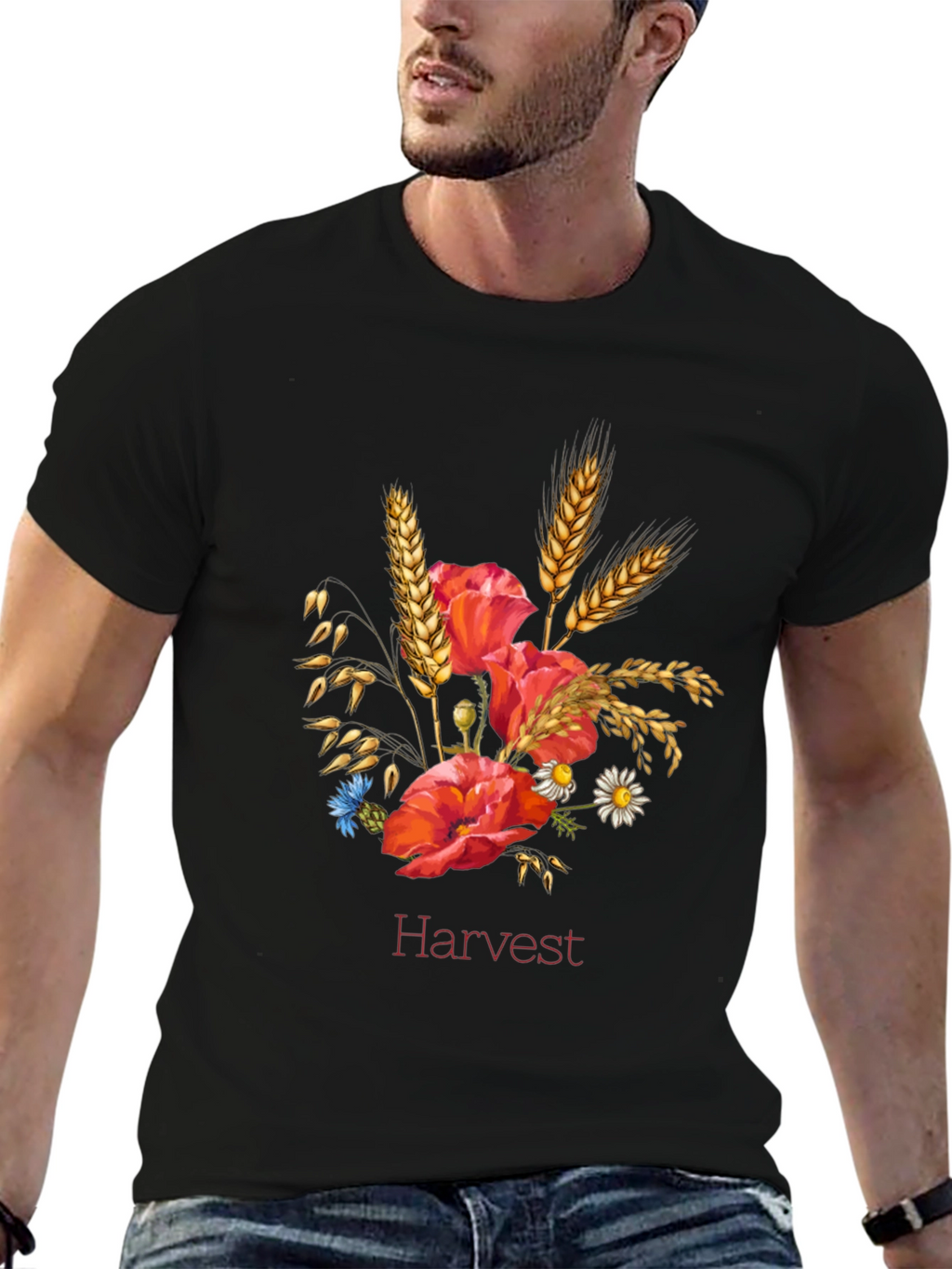 Harvest Floral Graphic Print T-Shirt