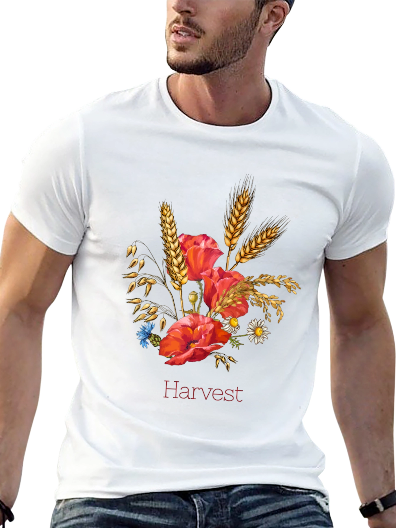 Harvest Floral Graphic Print T-Shirt