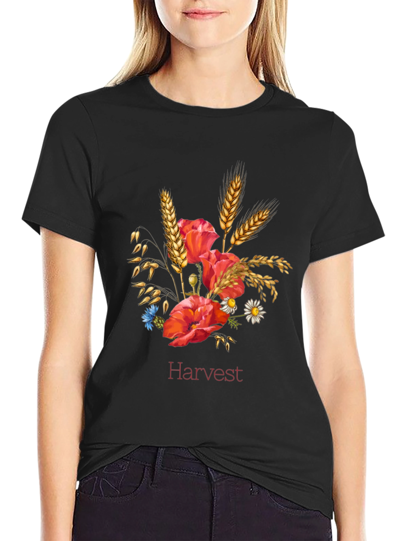 Harvest Floral Graphic Print T-Shirt