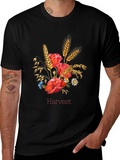 Harvest Floral Graphic Print T-Shirt
