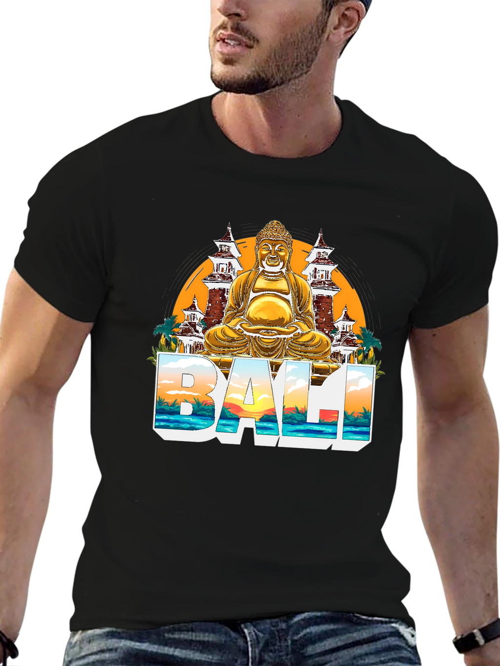 Bali Graphic Tee - Island Vibes T-Shirt