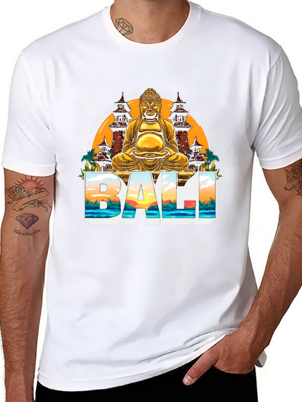 Bali Graphic Tee - Island Vibes T-Shirt