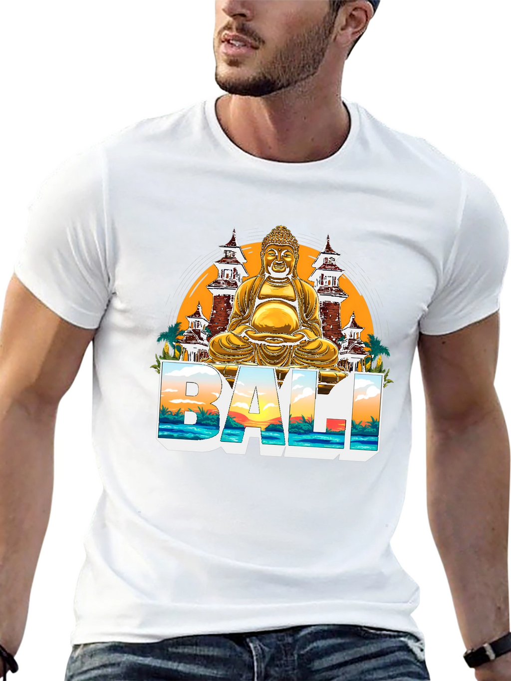Bali Graphic Tee - Island Vibes T-Shirt