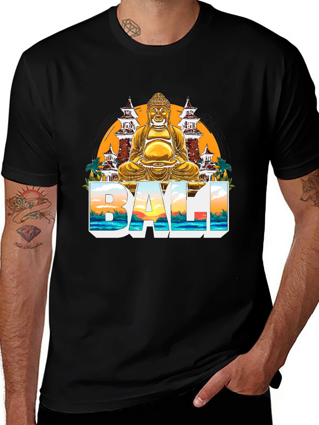 Bali Graphic Tee - Island Vibes T-Shirt