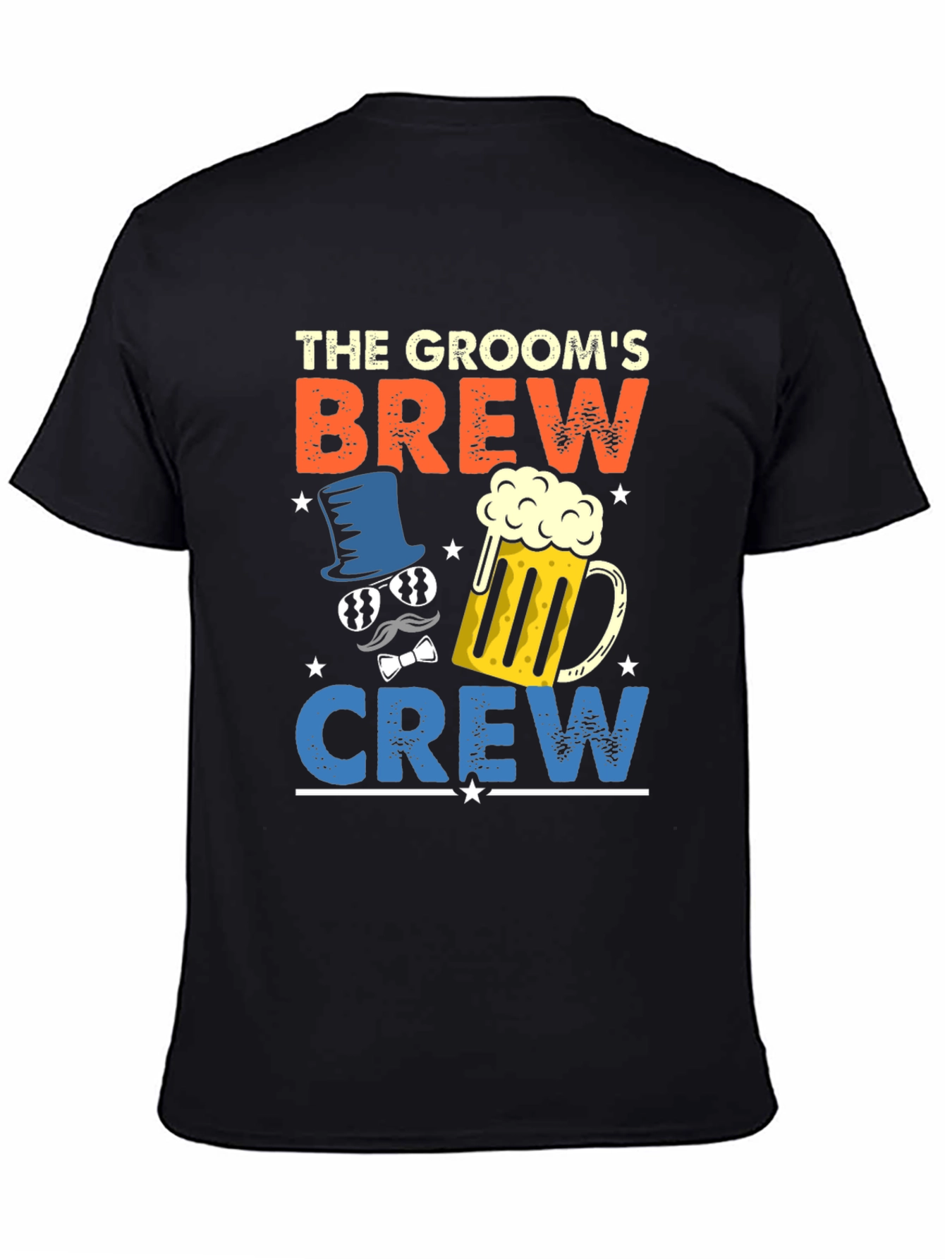 Grooms Brew Crew T-Shirt - Bachelor Party Tee