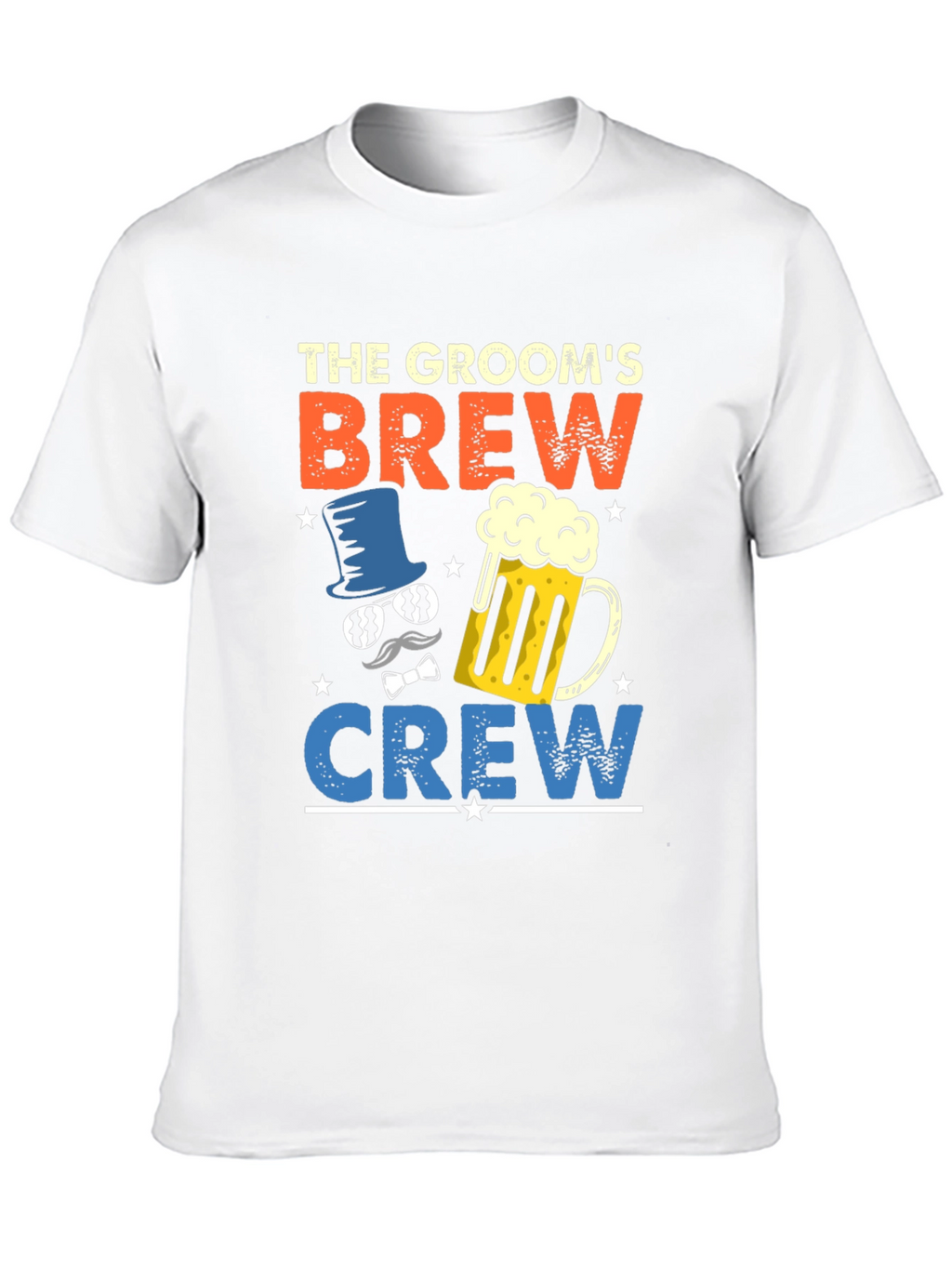 Grooms Brew Crew T-Shirt - Bachelor Party Tee
