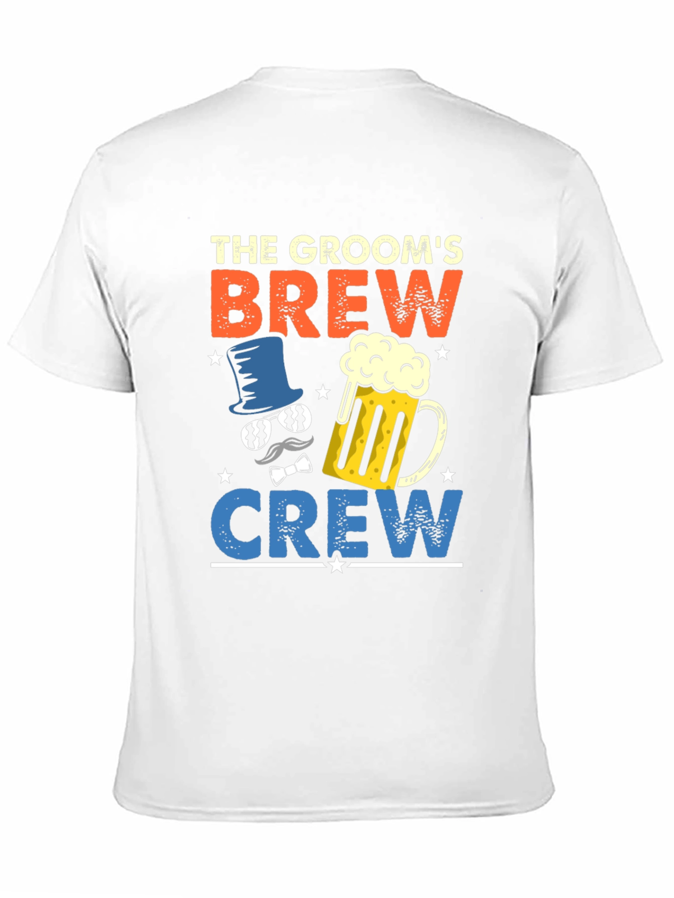Grooms Brew Crew T-Shirt - Bachelor Party Tee