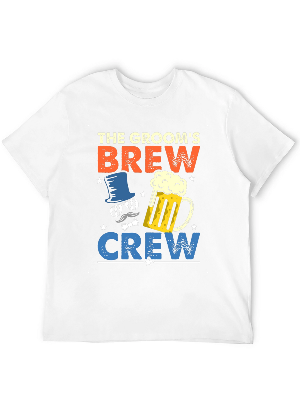 Grooms Brew Crew T-Shirt - Bachelor Party Tee