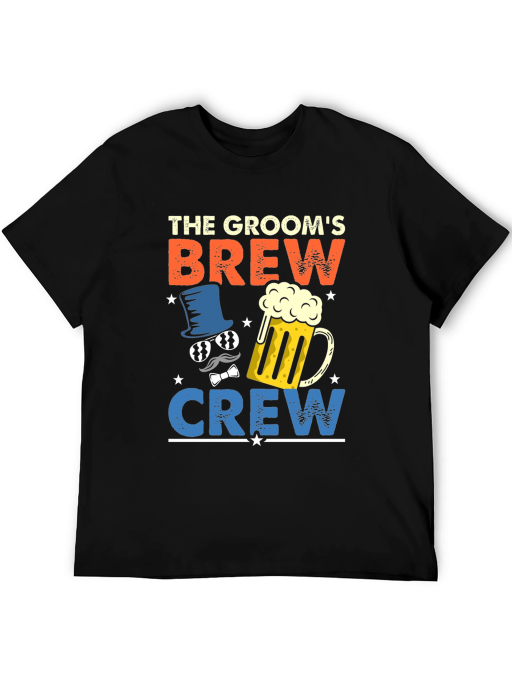 Grooms Brew Crew T-Shirt - Bachelor Party Tee