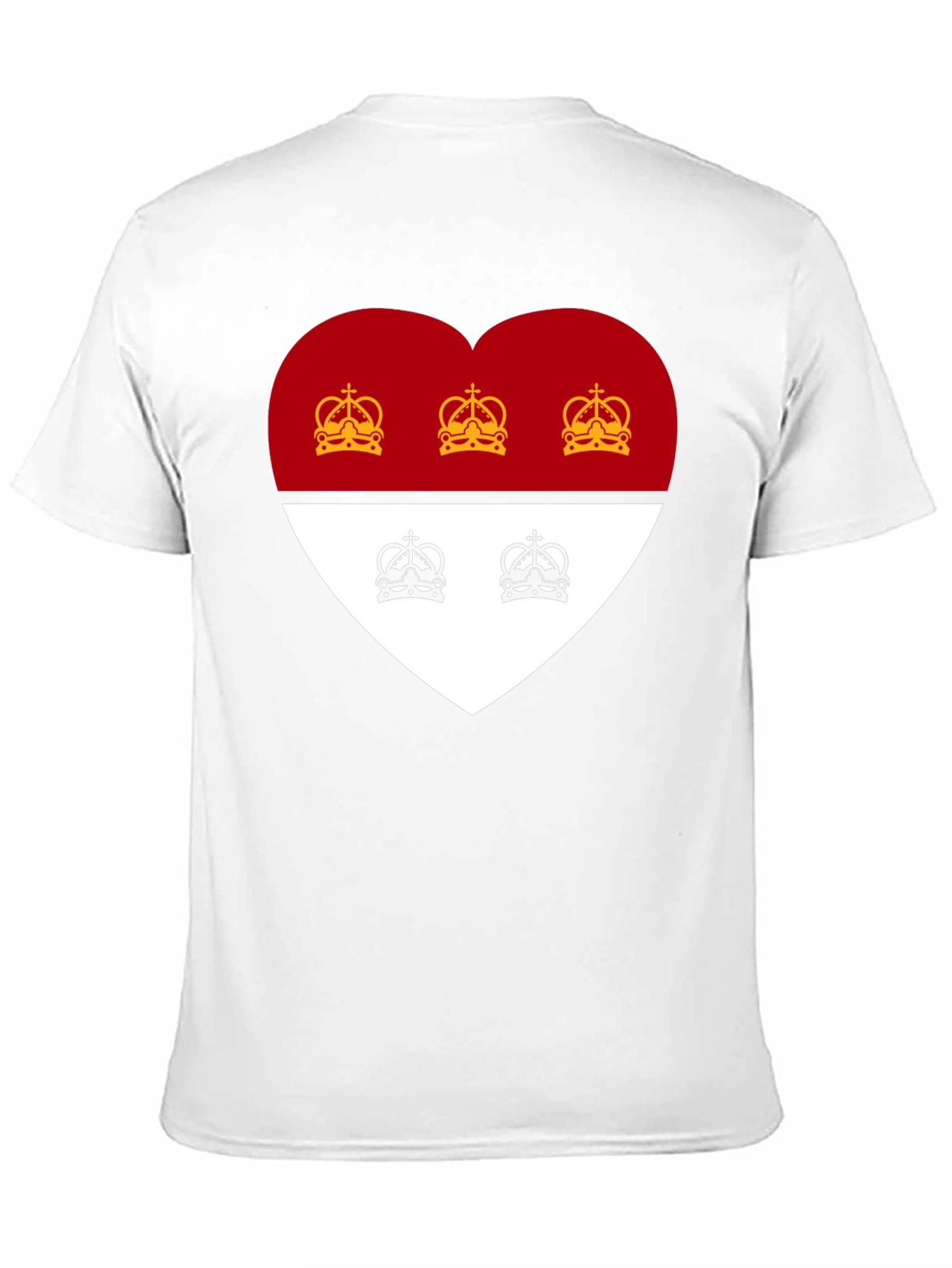 Heart Crest Graphic Tee - Stylish Black T-Shirt