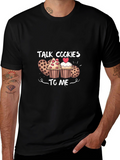 Talk Cookies To Me T-Shirt Black