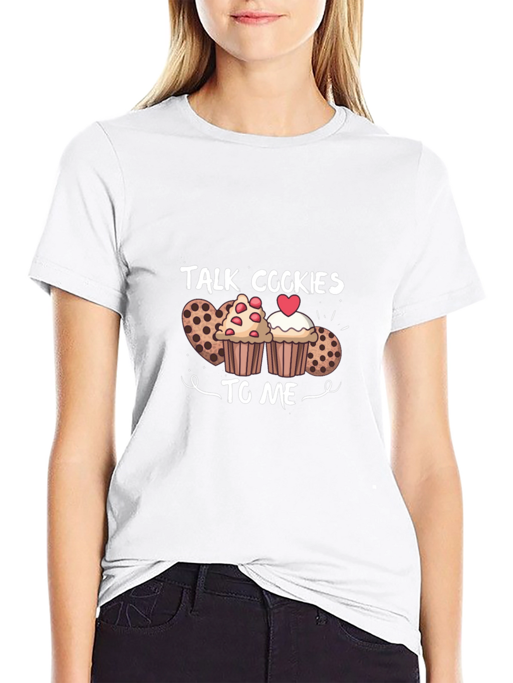 Talk Cookies To Me T-Shirt Black
