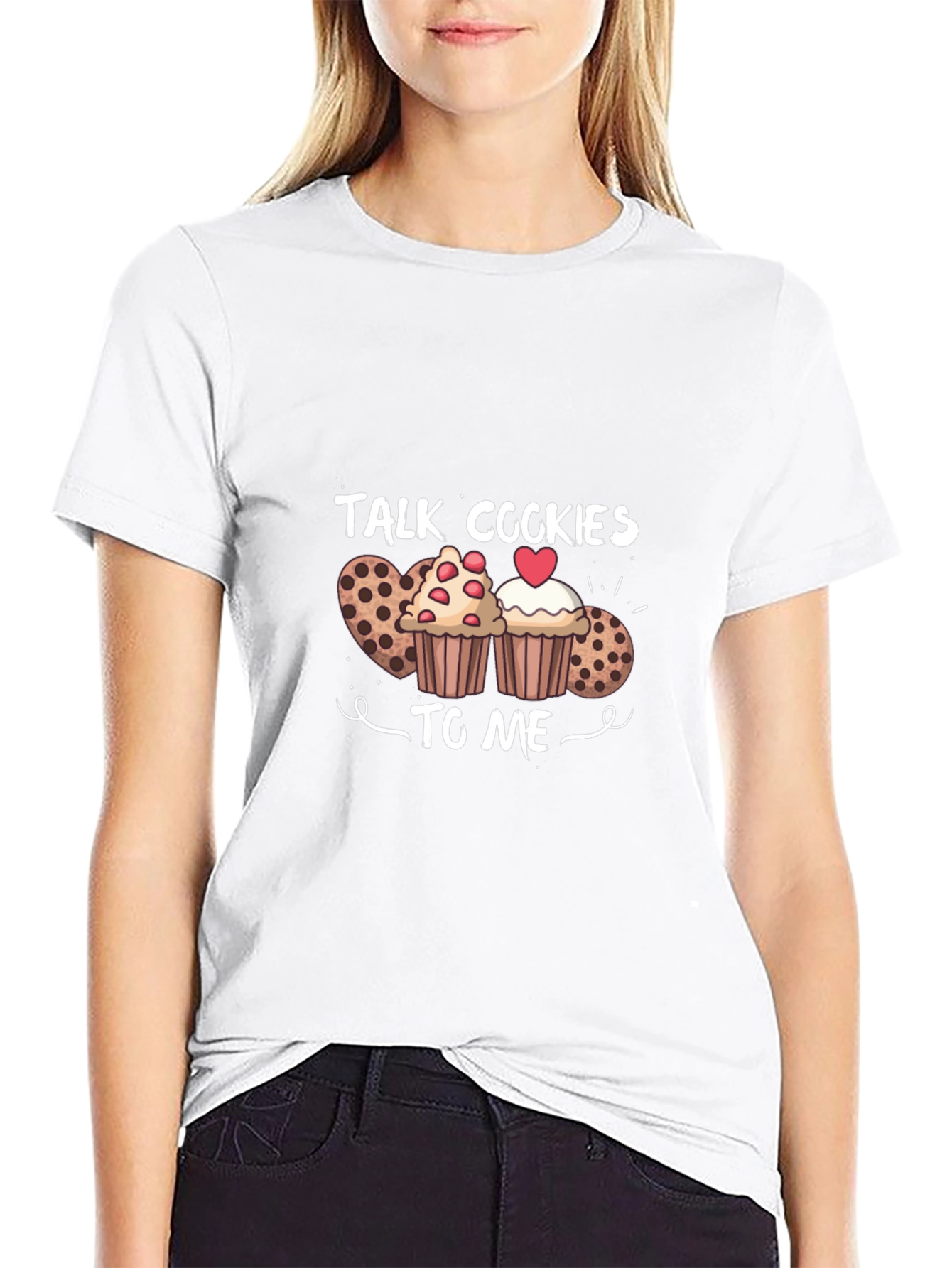 Talk Cookies To Me T-Shirt Black