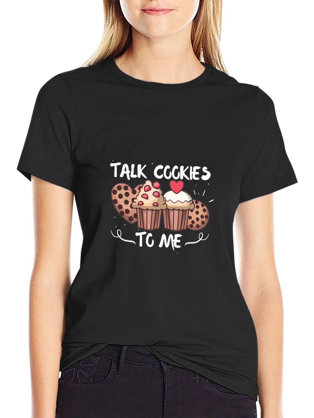Talk Cookies To Me T-Shirt Black