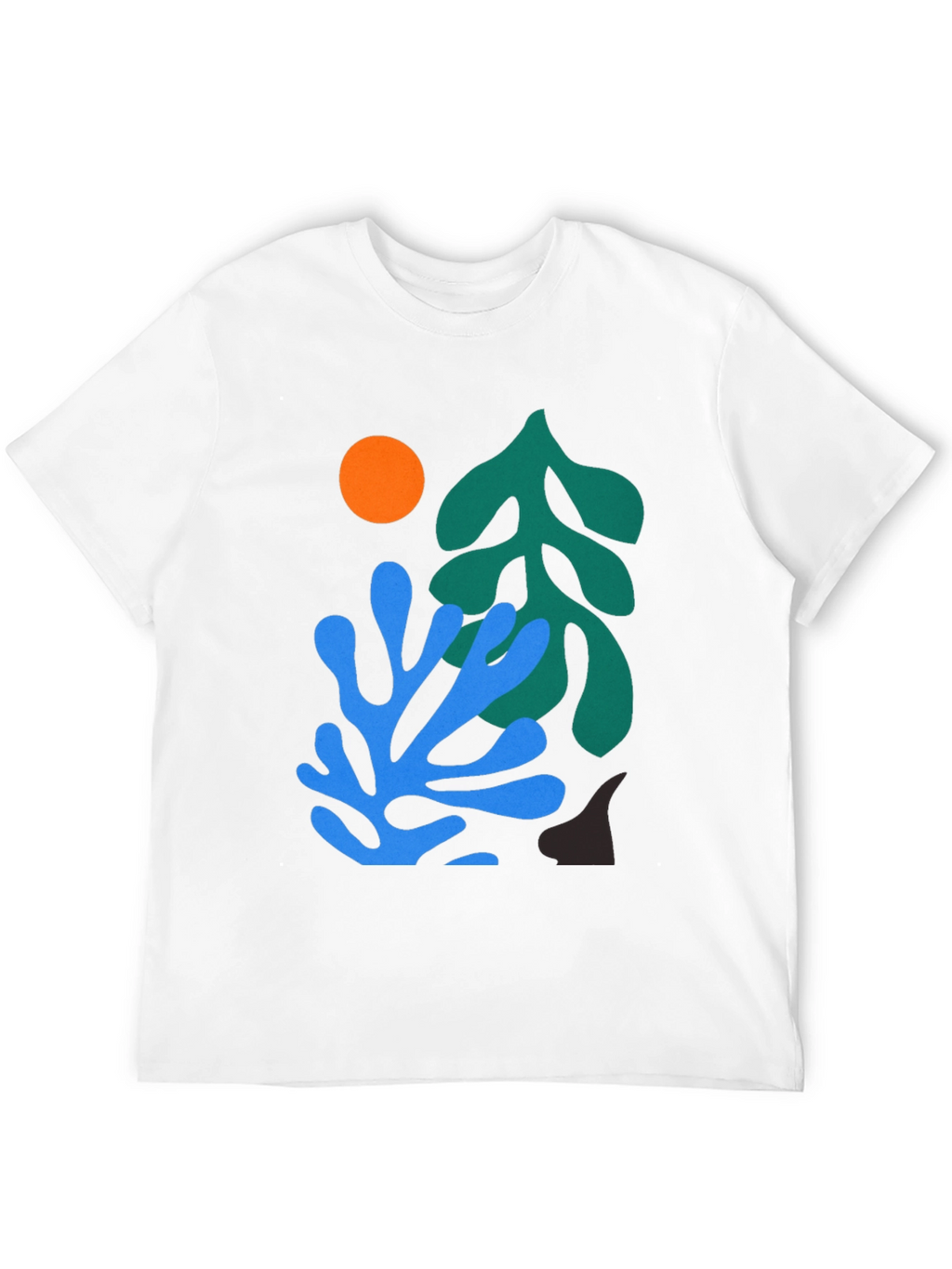 Abstract Print Mens T-Shirt