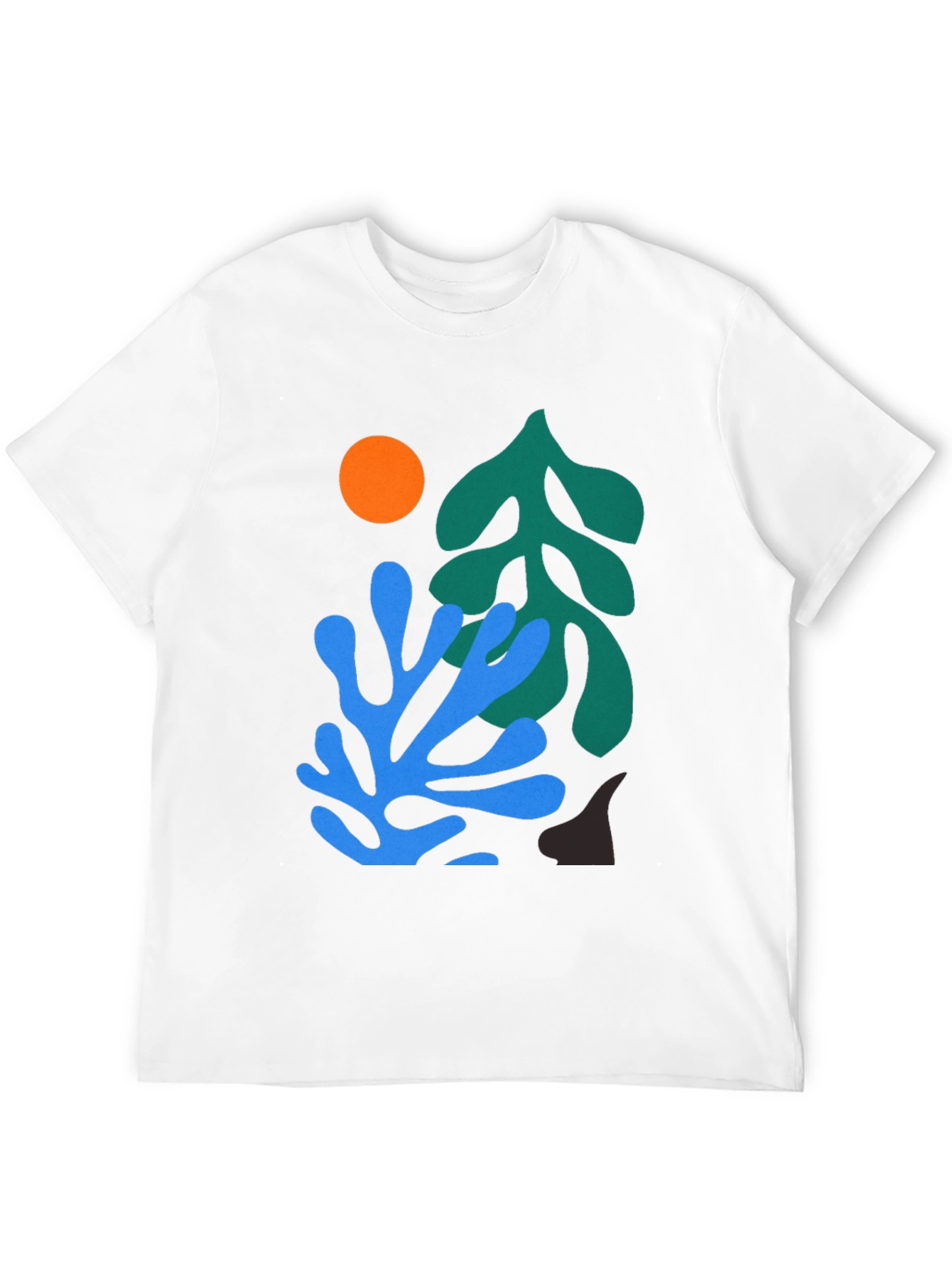 Abstract Print Mens T-Shirt