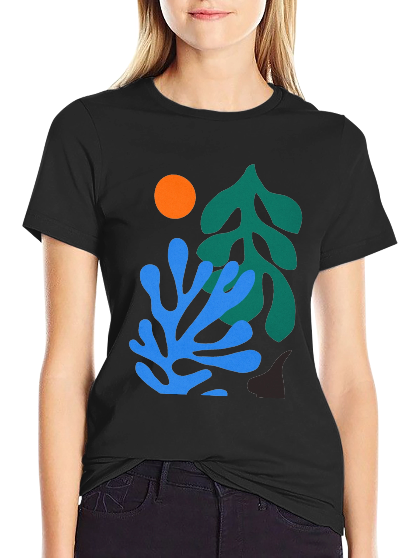 Abstract Print Mens T-Shirt