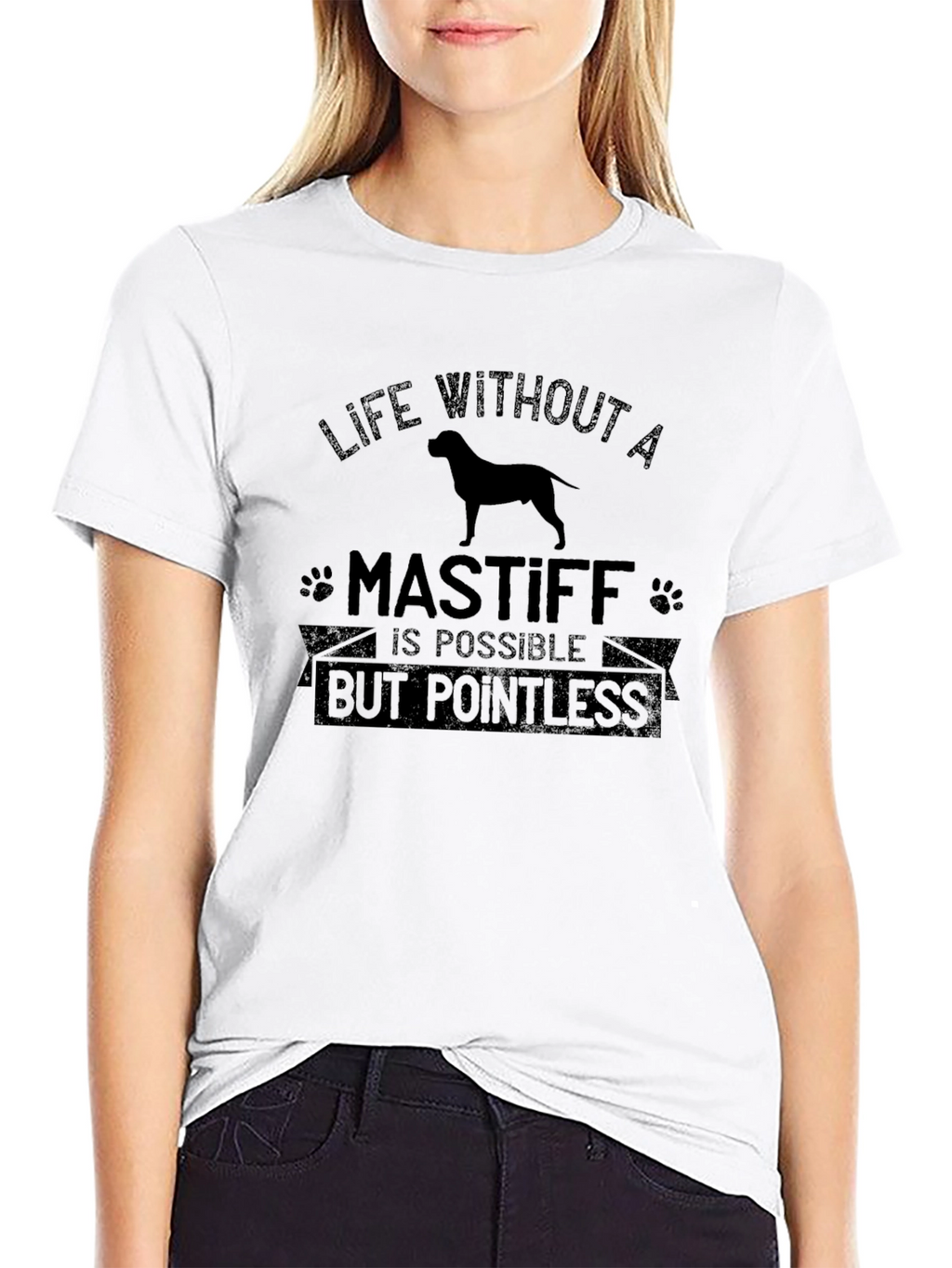 Life Without a Mastiff T-Shirt - Pointless