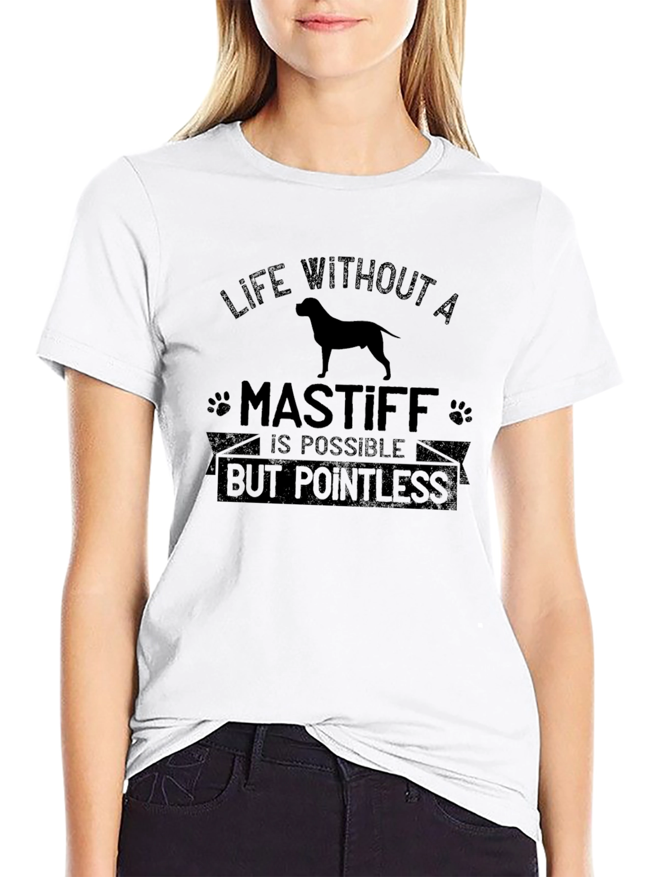 Life Without a Mastiff T-Shirt - Pointless