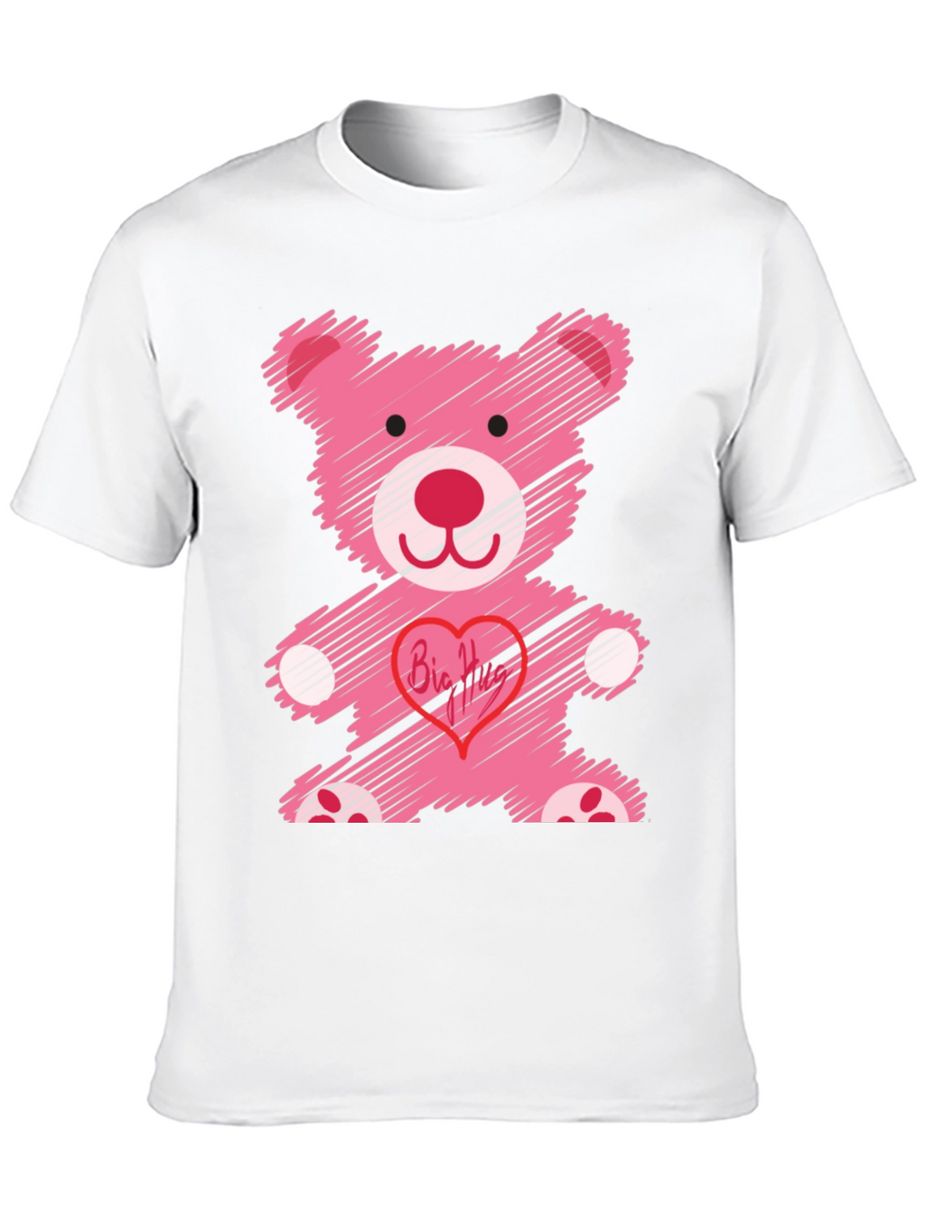 Cute Teddy Bear Graphic T-Shirt