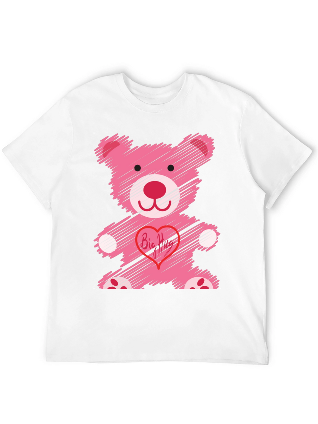 Cute Teddy Bear Graphic T-Shirt