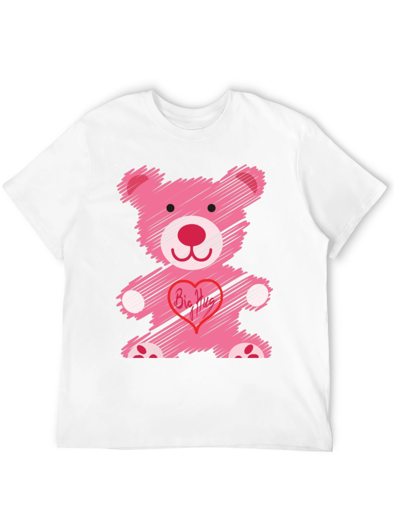 Cute Teddy Bear Graphic T-Shirt