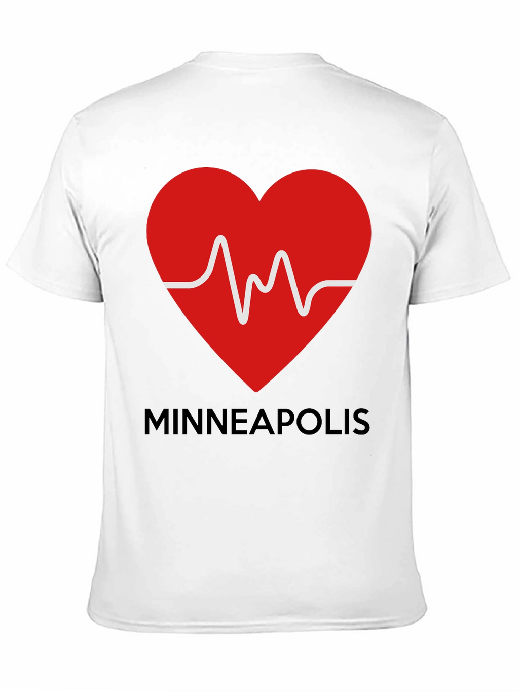 Minneapolis Heartbeat Graphic Tee -  Love MN T-Shirt