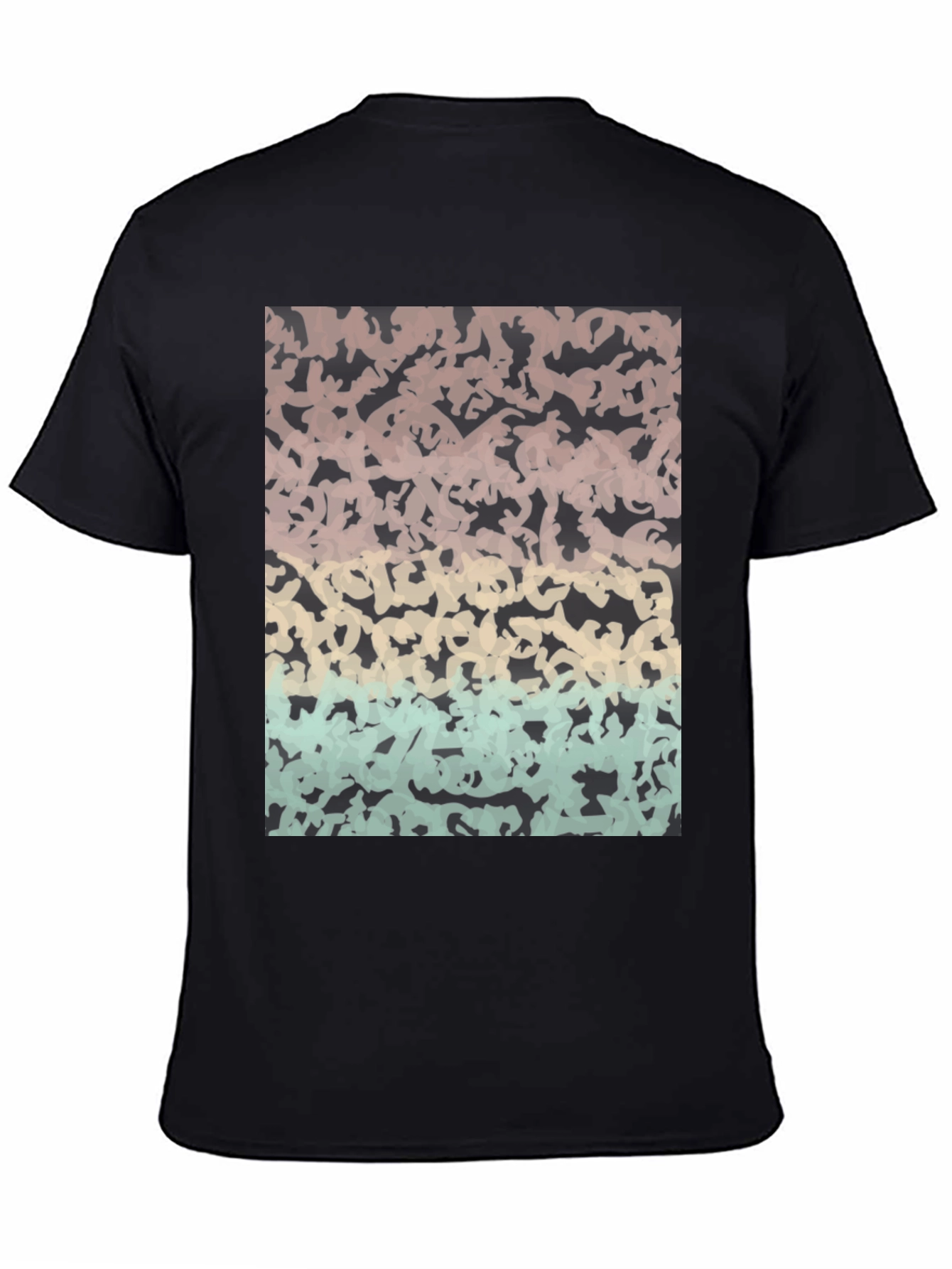 Abstract Camo T-Shirt - Stylish Casual Wear