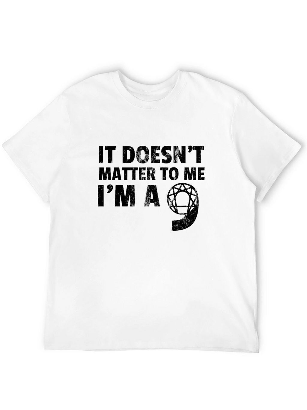 Im A 9 Enneagram T-Shirt - Black Crew Neck