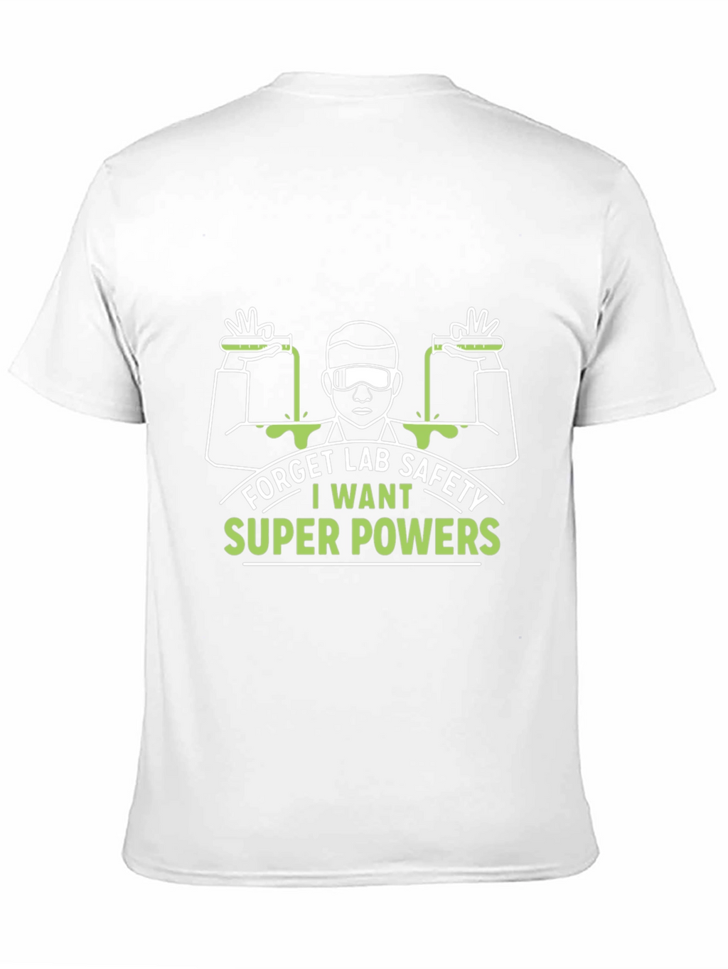 Funny Lab Safety Super Powers T-Shirt