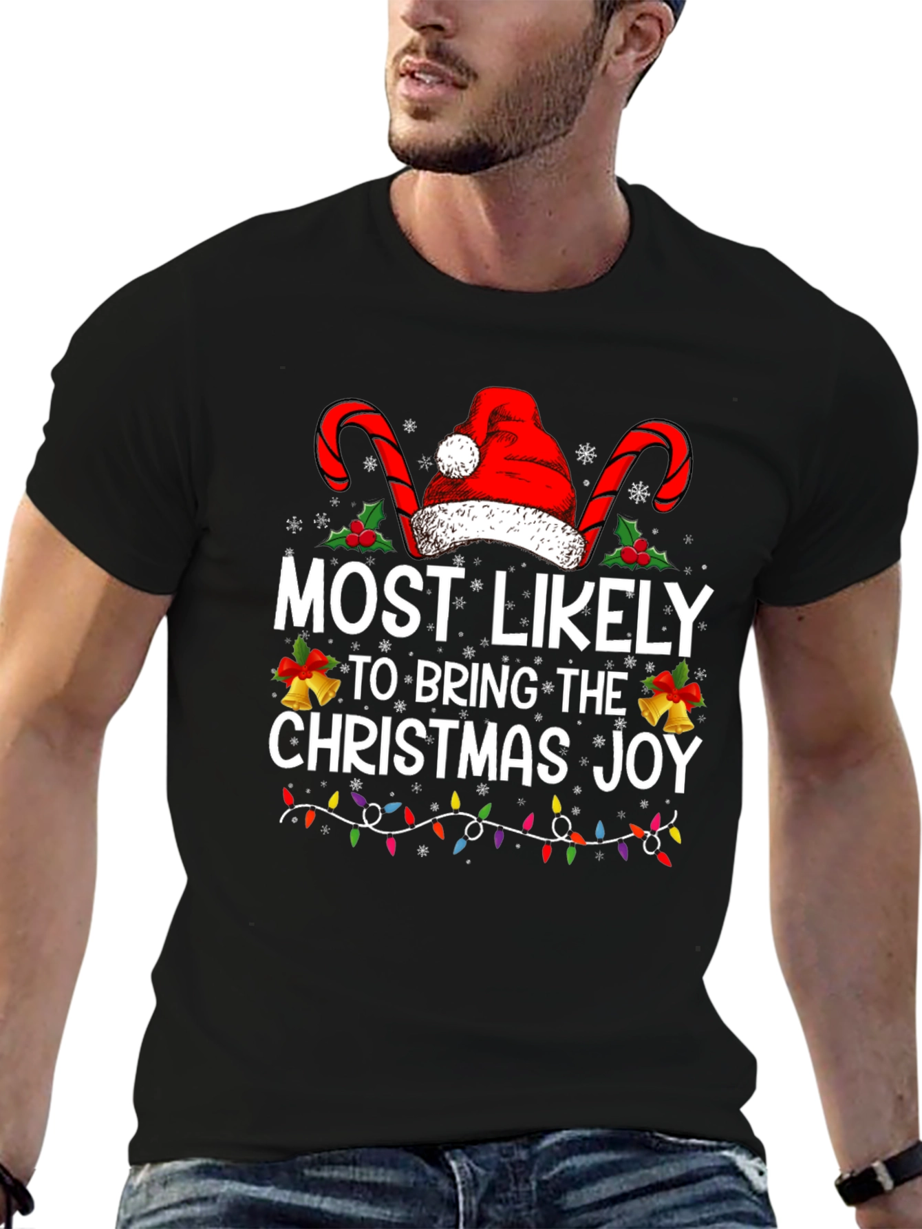 Most Likely to Bring Christmas Joy Holiday T-Shirt