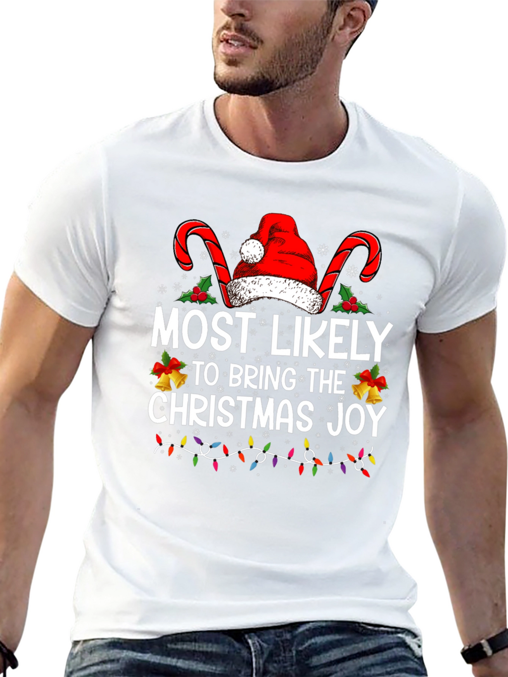 Most Likely to Bring Christmas Joy Holiday T-Shirt