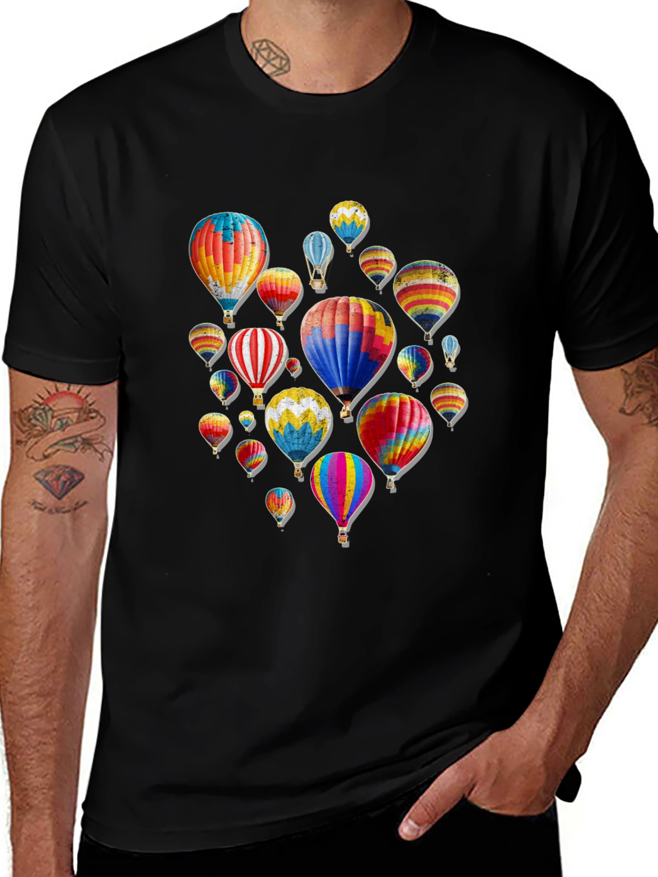 Hot Air Balloon Graphic Tee