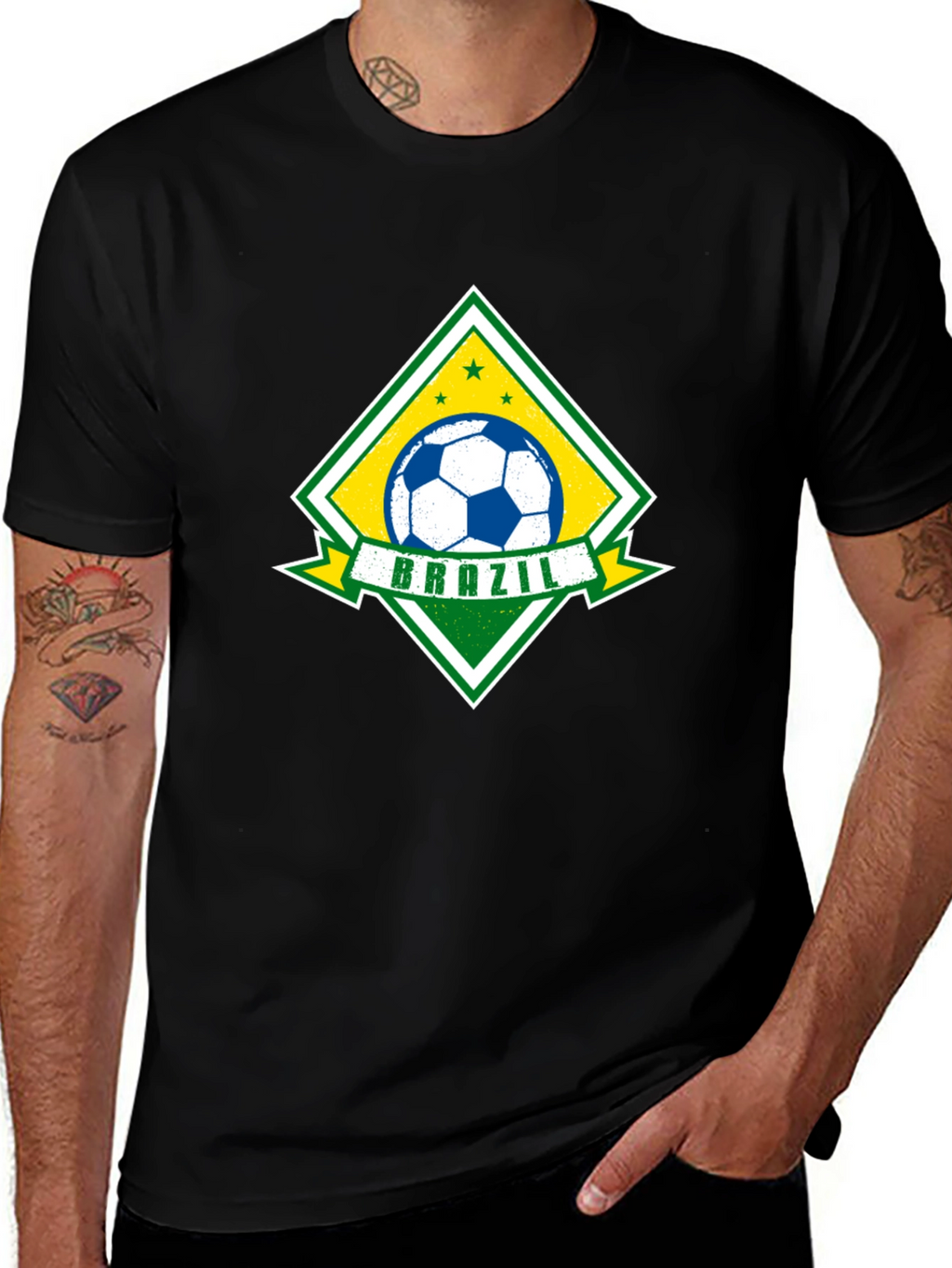 Brazil Soccer Graphic T-Shirt
