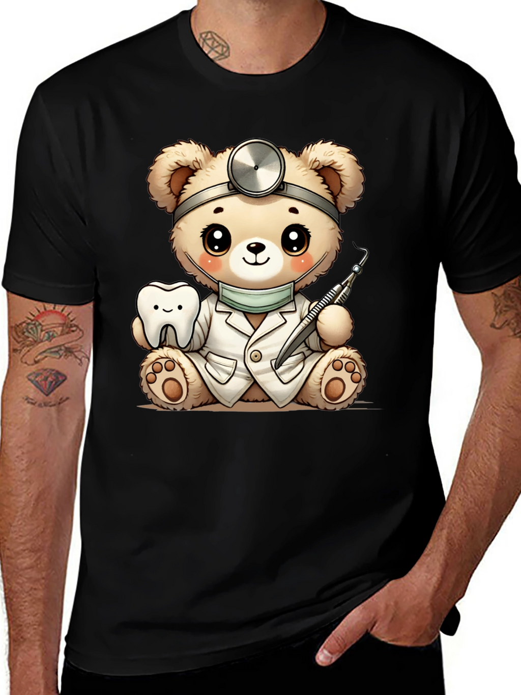 Cute Dentist Bear T-Shirt