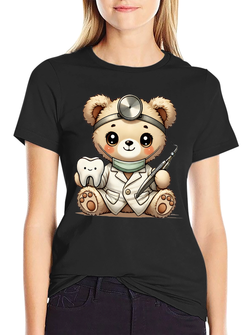 Cute Dentist Bear T-Shirt
